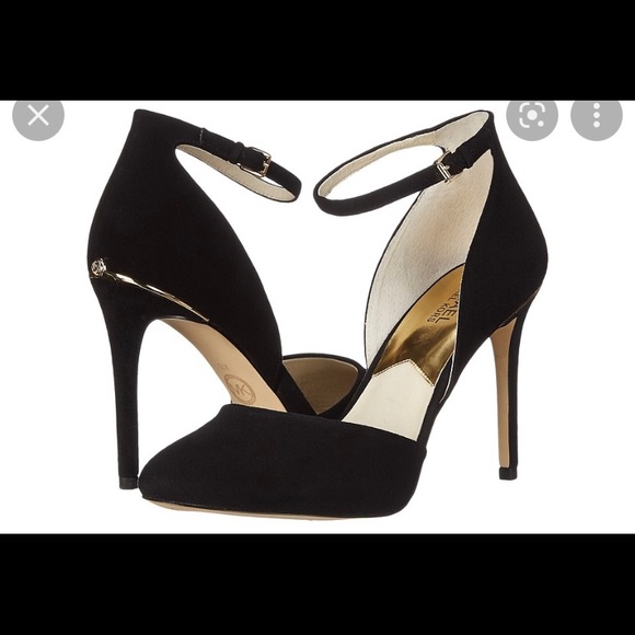 MICHAEL Michael Kors Shoes - Black suede Michael Kors heels